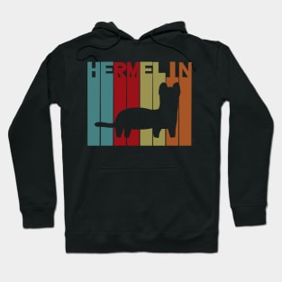 Hermelin Marder Frettchen Tier Motiv Geschenk Hoodie